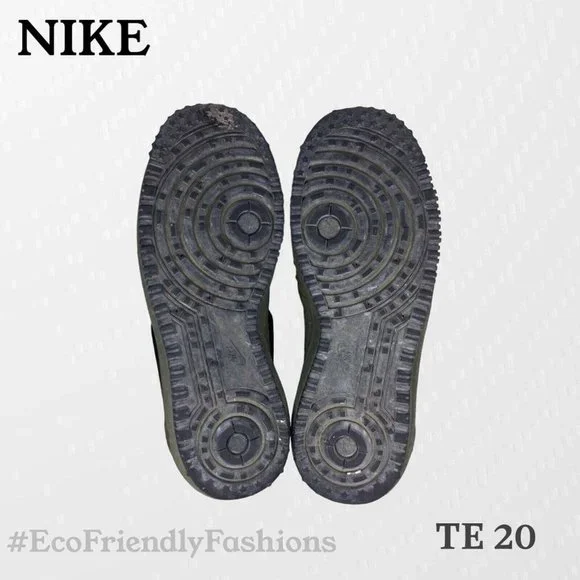 Nike Lunar Force 1 Duckboot Olive Green Leather High Top Athletic Sneaker Size 8